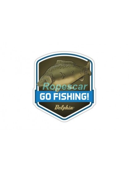 Sticker Go Fishing - Delphin